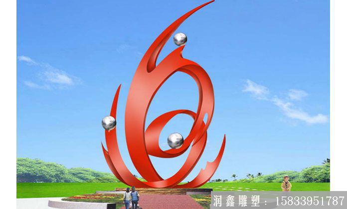 校園不銹鋼雕塑設(shè)計(jì)，景觀雕塑定制