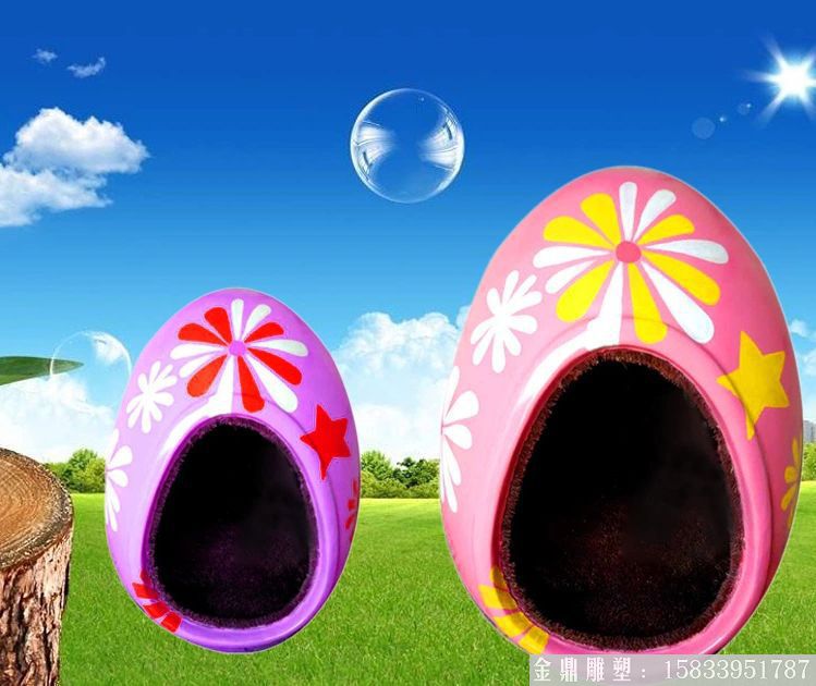 不倒翁雕塑 卡通彩繪